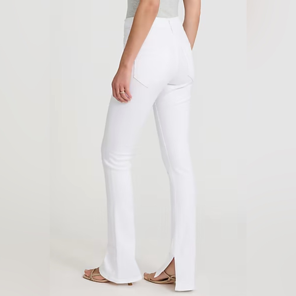 Express Mid Rise Pintuck Skyscraper Jeans - Picture 3 of 9